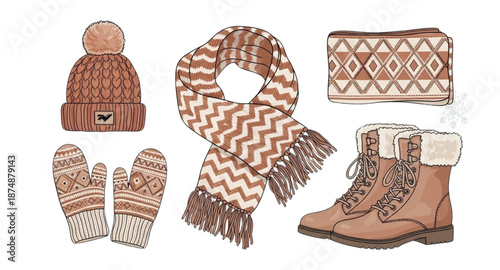 A set of winter gear