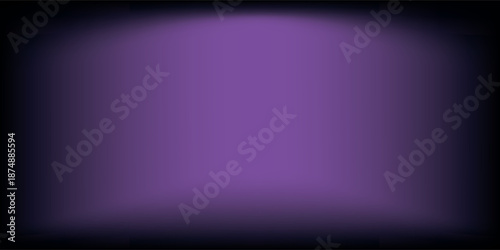 Abstract gradient podium background. Violet, purple and lilac empty 3d studio backdrop. Clean scene for product presentation mockup template. Vector illustration.