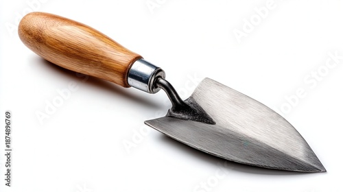 Garden trowel isolated on white background