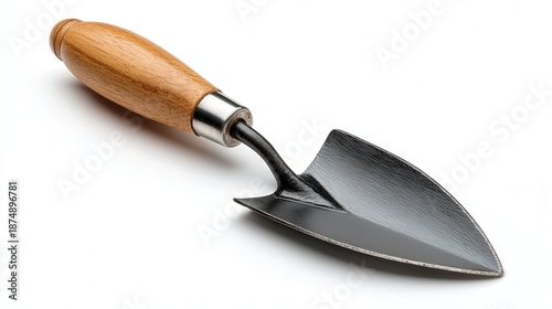 Garden trowel isolated on white background