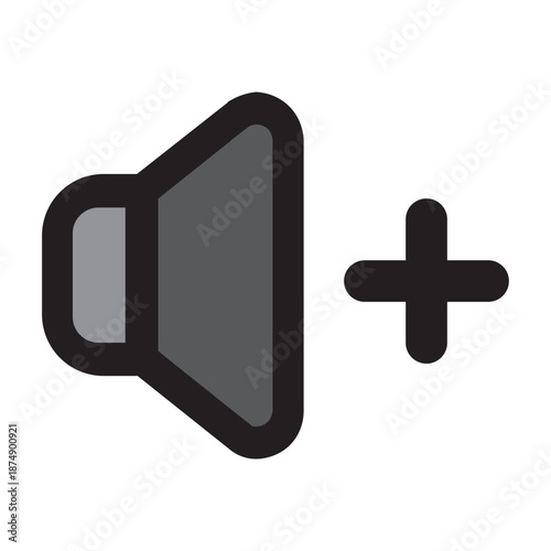Volume Up Audio Control Icon | Flat  Icon
