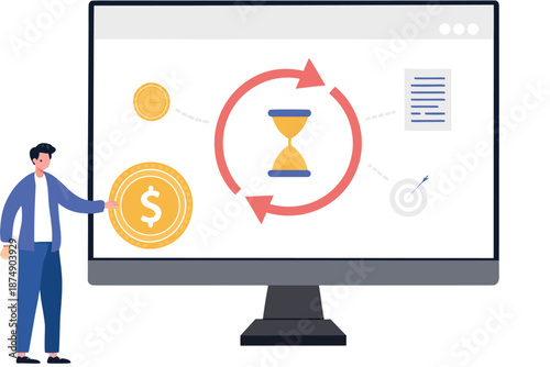 PDCA as plan, do, check and act steps for quality control .Method for continuous improvement of processes and products .