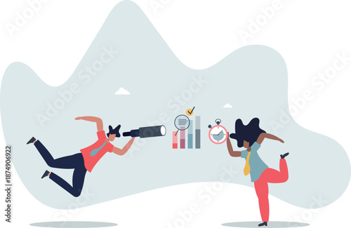 Competitor benchmarking tools for company evaluation .Quality, performance and market share analysis with other businesses.life and employment of people.