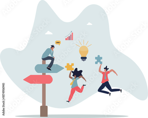 Change management crossroads for business solutions .life and employment of people.