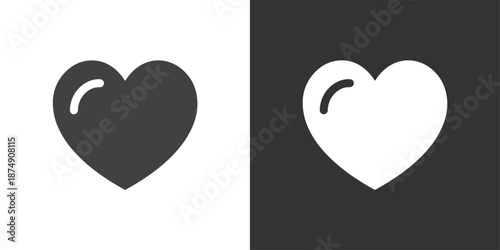 Favorite icon. Solid glyph series icon