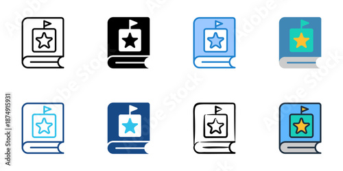 Super PACs icons set multiple style collection. Editable stroke 
