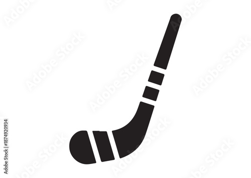 Hockey Stick icon, Hockey Stick solid vector