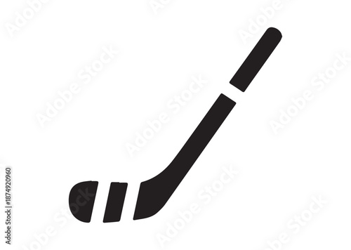 Hockey Stick icon, Hockey Stick solid vector