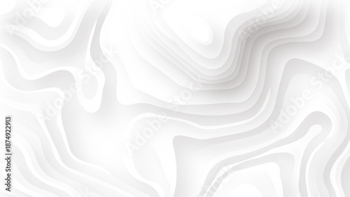Smooth shape paper cut wavy shaped layers topographic background. topographic line contour map background. paper texture design.
