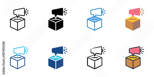 Voter Registration Drive icons set multiple style collection. Editable stroke 
