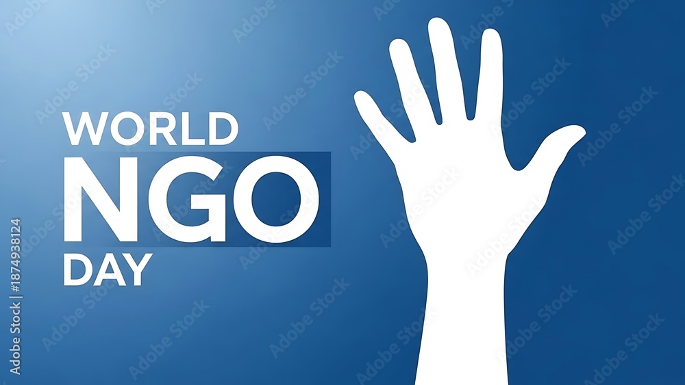 Obraz premium World ngo day awareness campaign