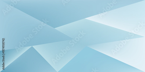 Abstract High Tech Background in Blue and White Tones