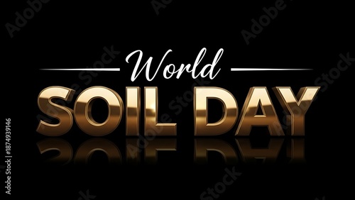 World soil day awareness campaign logo