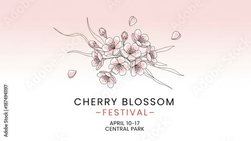 Cherry blossom festival event april central park pink flowers