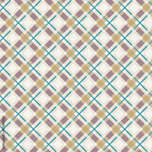 Pastel Cottage Plaid Pattern