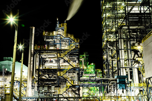 工場の夜景