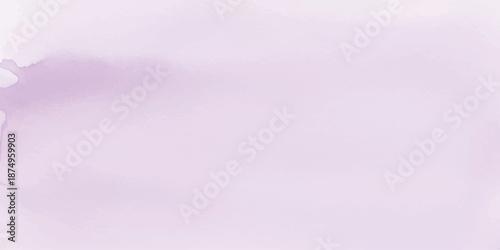 Minimalist Pale Violet Watercolor Wash Background with Subtle Faded Texture on Paper