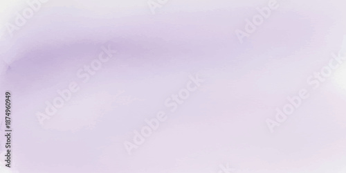 Soft Purple Watercolor Frame Texture with Misty Lavender Bleeds for Dreamy Art Backgrounds