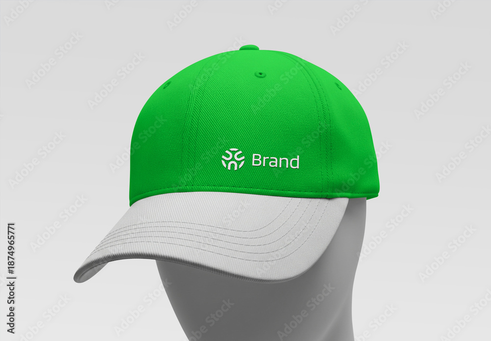 Cap Sample Website Cap Mockup Stock Template | Adobe Stock