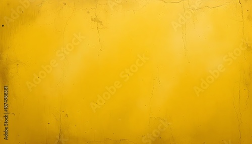 Grungy yellow background texture with distressed details and vintage, worn appearance