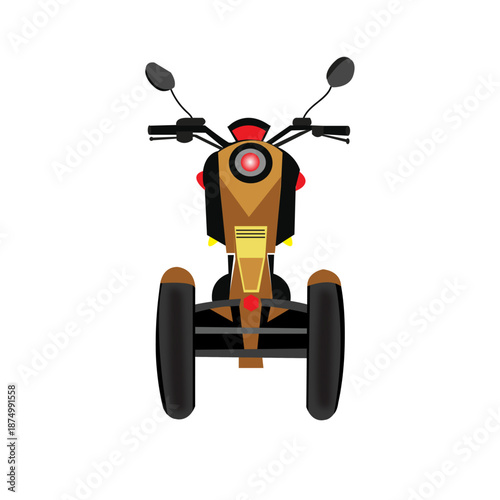 Quad Bike Vector Image  
