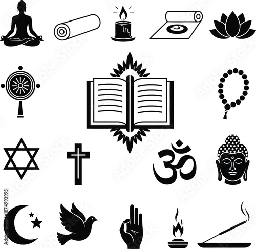 symbols of faith and spirituality icons