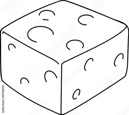 Illustration of yellow chee...