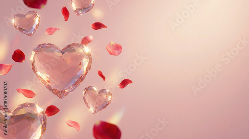Romantic Crystal Hearts and...