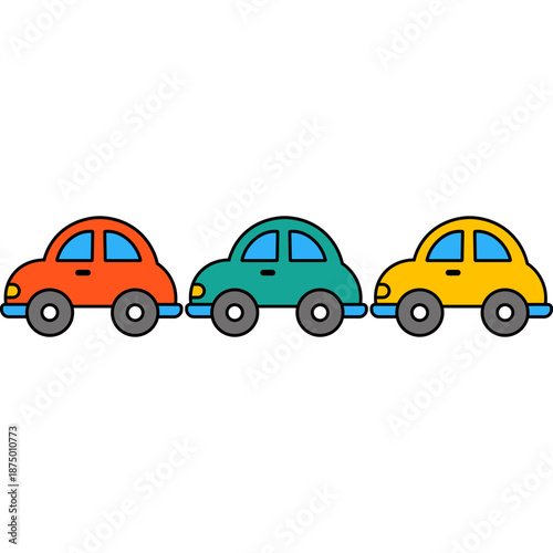 Cute Handdrawn Kid Toys Decoration