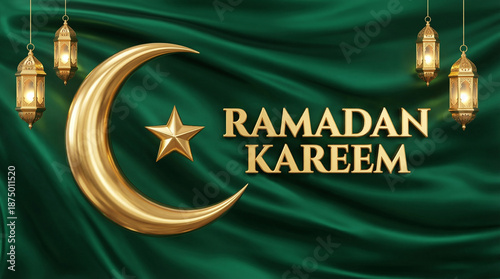 Ramadan Kareem: Golden Cres...