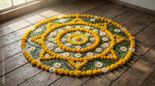 Traditional Indian Rangoli ...