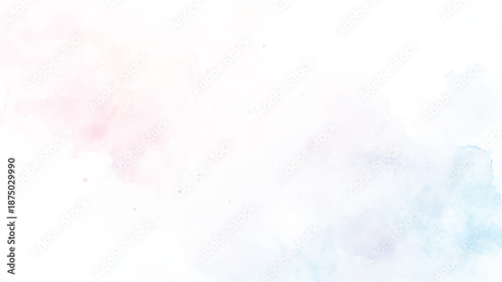 Obraz premium Delicate watercolor botanical digital paper floral background in soft pink blush tones