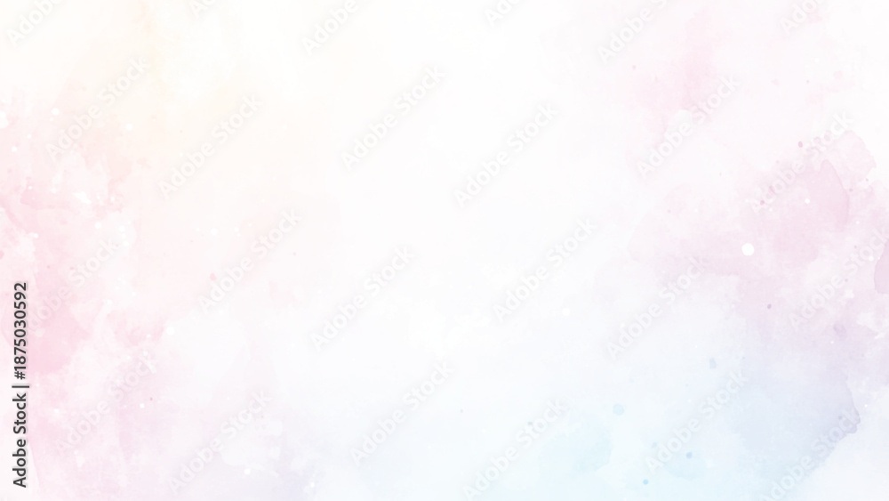 Obraz premium Delicate watercolor botanical digital paper floral background in soft pink blush tones