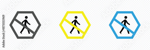 Pedestrian Crossing Vector Illustration Symbol Icon Design. Zebra Crossing Pictogram. Black Silhouette. Walking person silhouette vector icon. crossing sign infographics website design, logo, app, UI