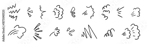 Funny Anime Emotion Effect Symbols