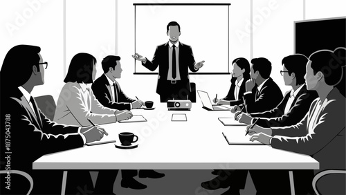 business people in a meeting