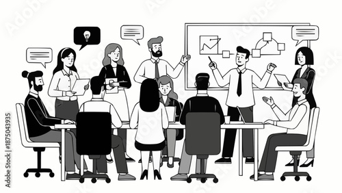 group of business people