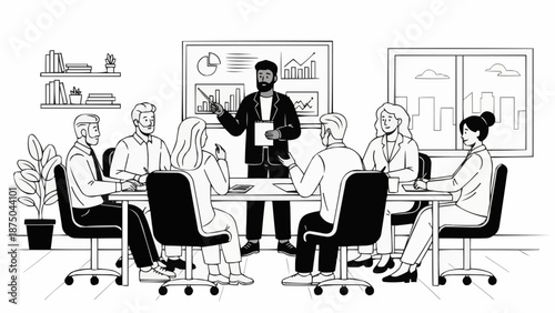 business meeting in the office