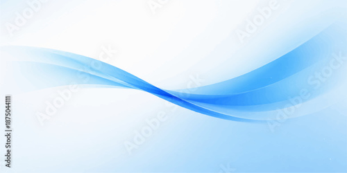 Smooth abstract blue wave background featuring a digital flow of gradient lines and light curves in a professional motion design illustration