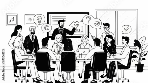 business people in a meeting