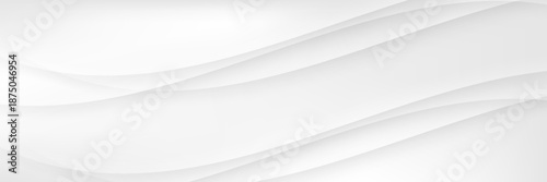 White gray satin texture that is white silver fabric silk panorama background with beautiful soft blur pattern natural.