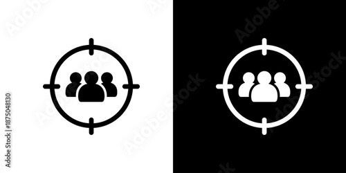 求める人物・採用のターゲットアイコン（ベクター）