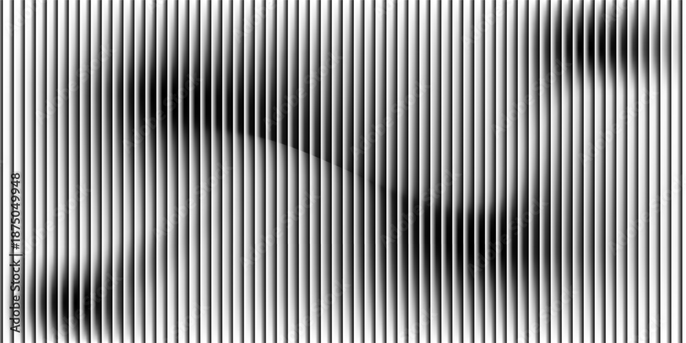 Fototapeta premium small wave or zig zag repeat pattern with black and white colour