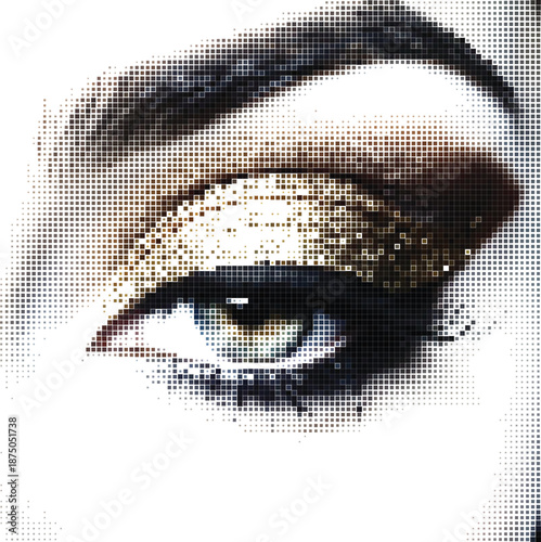 Close Up Of Human Eye