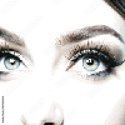 Woman Face Detail Portrait