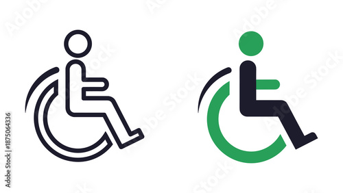 Accessible icon design for disability awareness