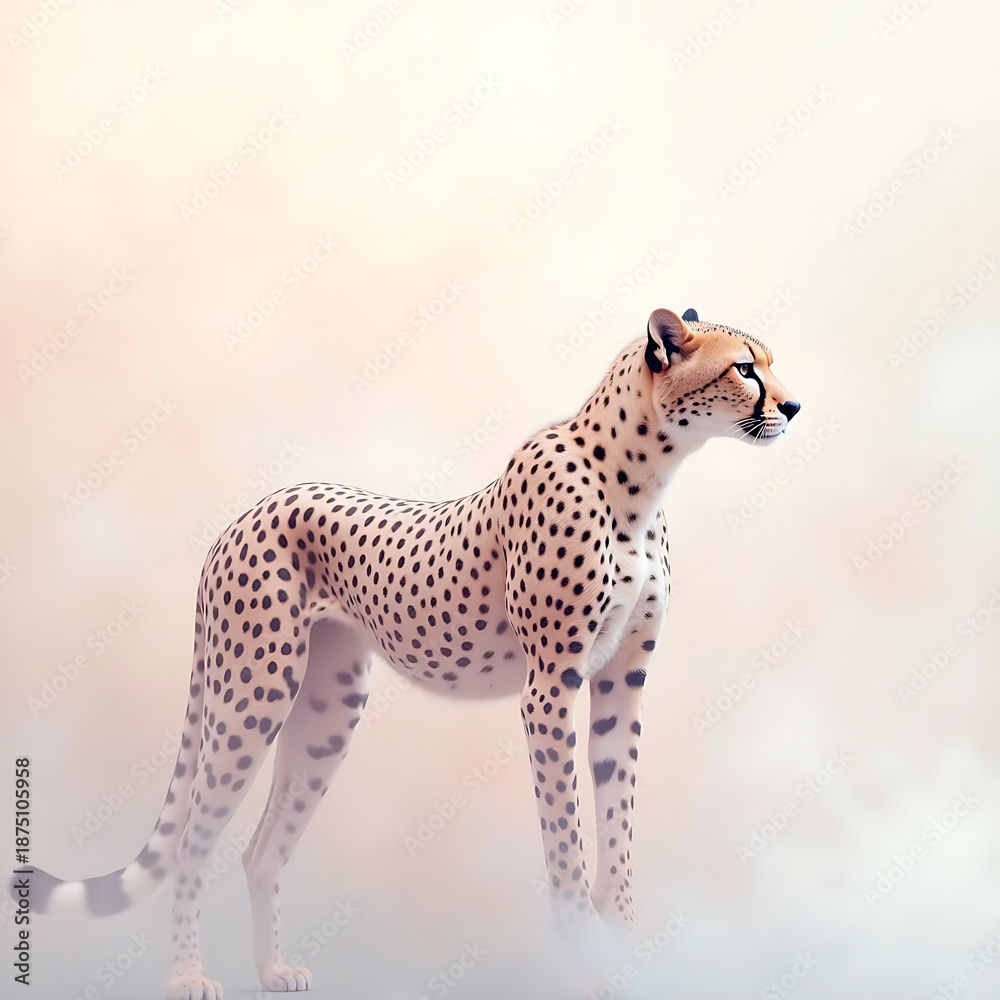 Obraz premium cheetah in the serengeti