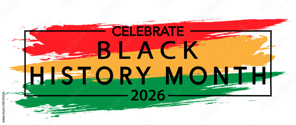 Obraz premium Black History Month