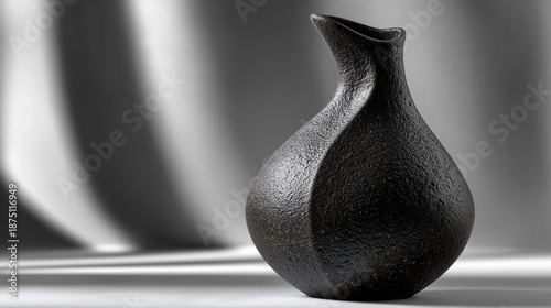 Geometric Ceramic Vase with...