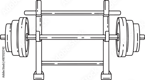 Squat rack weight rack gym equipment